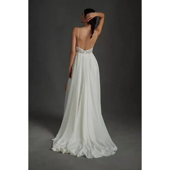 Anthropologie Jenny Yoo Kelsey Wedding Gown Size 2